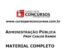 Apostila Administração Pública - Prof Carlos Ramos